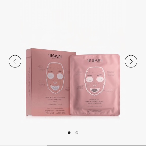 112 skin Other - Rose gold brightening facial treatment mask
